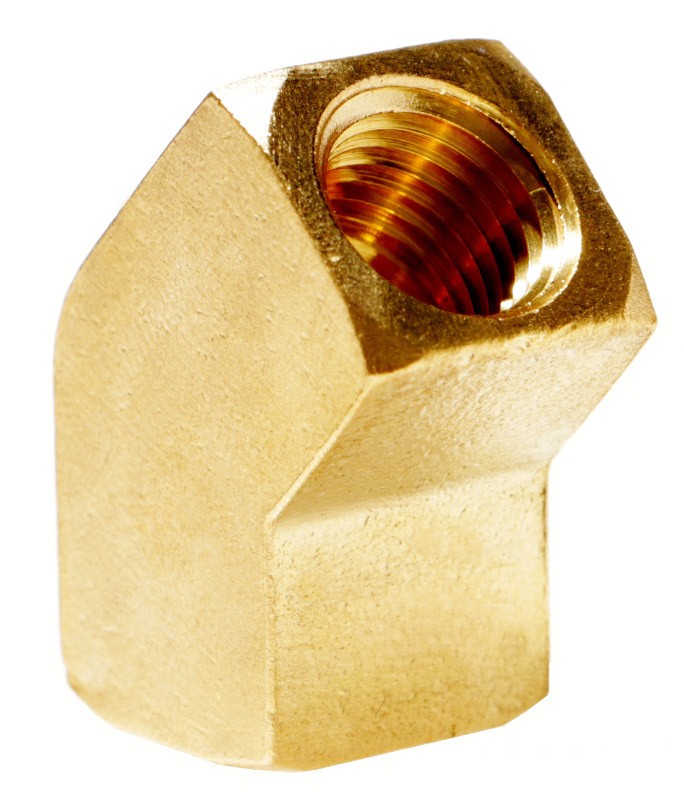 Female NPT Extruded 45° Ell Coupling