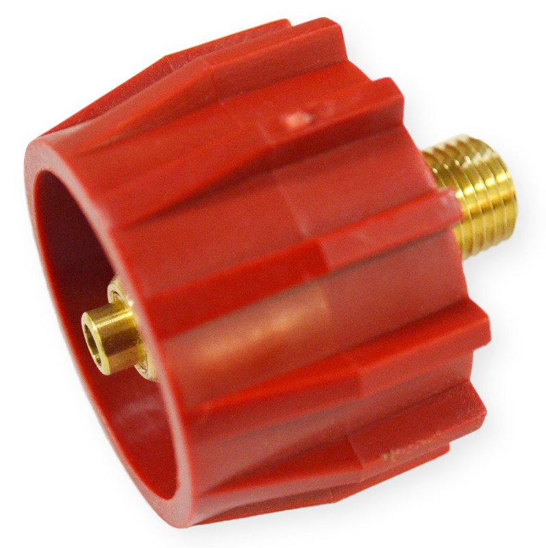 Red Acme Type 1 Propane Inlet Safety Connector