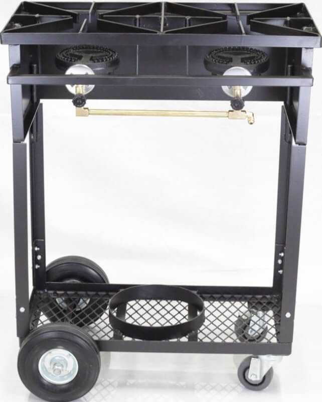 Camp Dual Burner Cart Stove COMBO