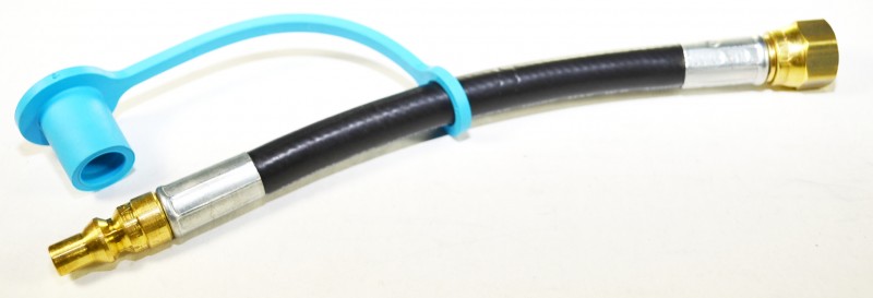 High Pressure 1/4" ID Pigtail Hose Section to Reduce Stress on Appliance Connection