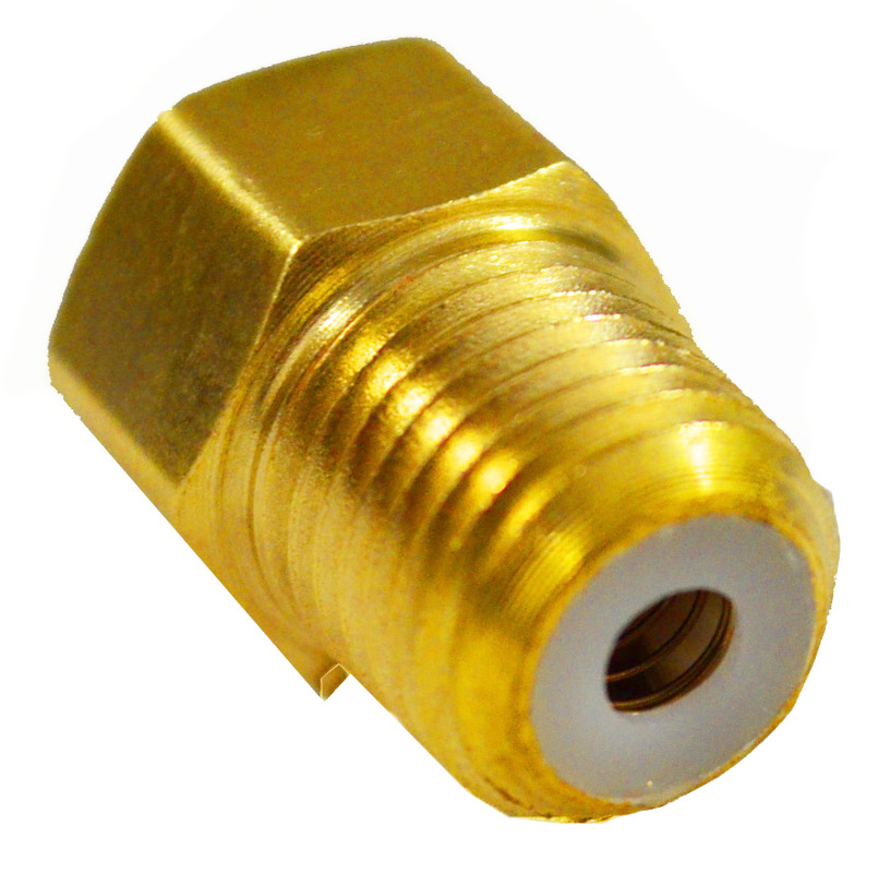 1/4in Female Inverted Flare x 1/4in Male NPT Adapter (Safety Flow)