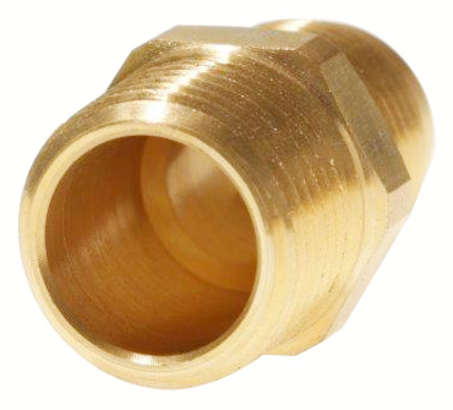 Male NPT x Male SAE Gas Flare Brass Adapter