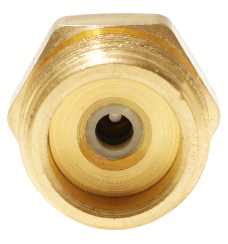 2093 - Male #600  Disposable Cylinder Adapter  x Male 9/16 Left Hand Thread