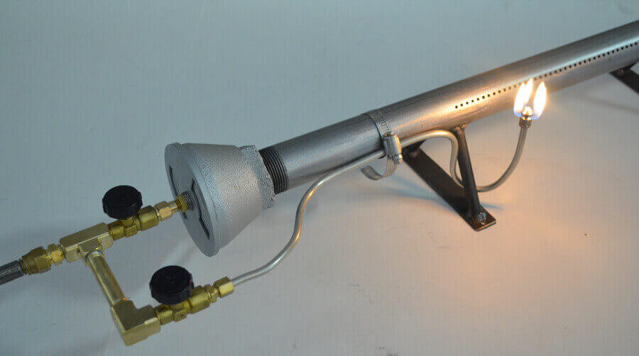 High Pressure Cast Iron Propane Burners, Pipe Burners Texas, Stick, Tube, & Jet Burners